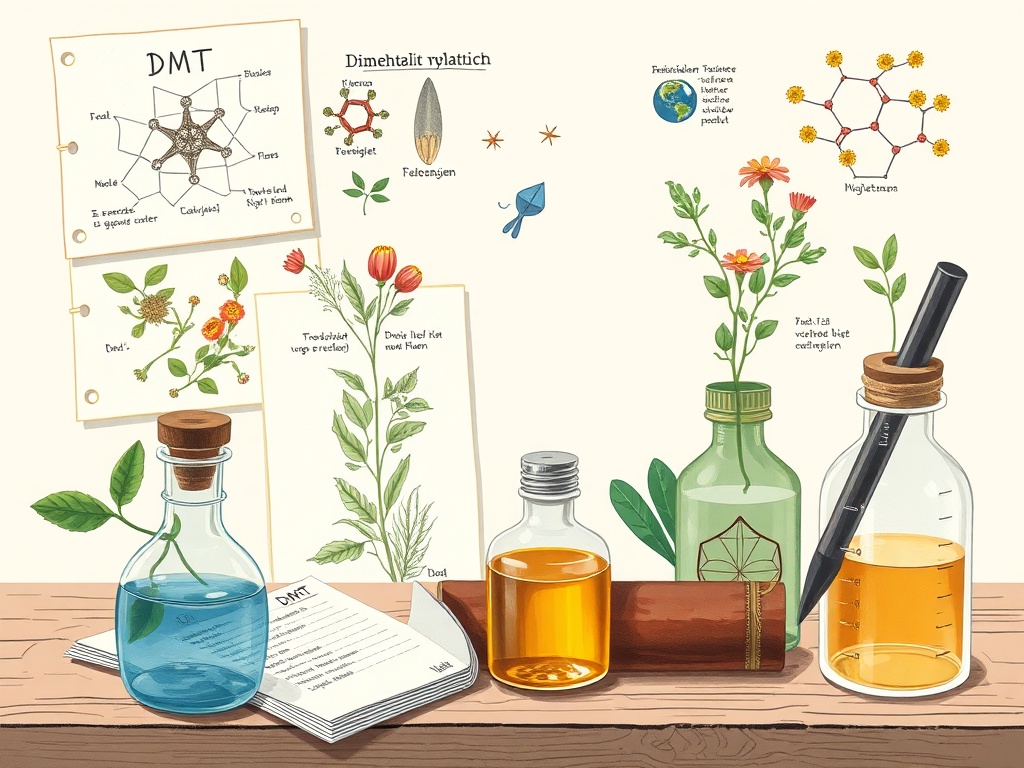 Afbeelding bij Ayahuasca en verschillen met DMT